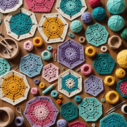Вязание шестиугольников крючком: творческий подход и практические схемы для вдохновения