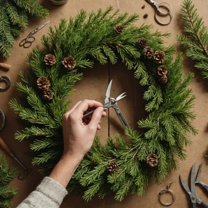 Как сделать венок на дверь из природных материалов: создаём уют и гармонию своими руками