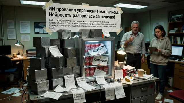ИИ провалил управление магазином. Нейросеть разорилась за неделю!